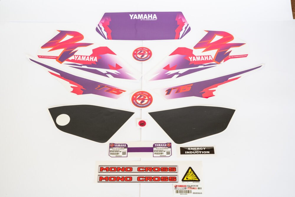Yamaha DT 175 50th Anniversary Decal Kit 1985 - 2005 - Image 2